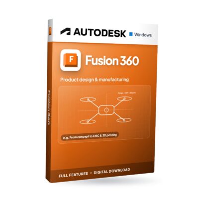 Autodesk Fusion 360 for Windows software box