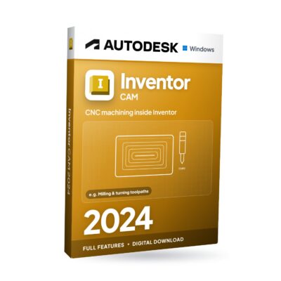 Autodesk Inventor CAM 2024 for Windows software box