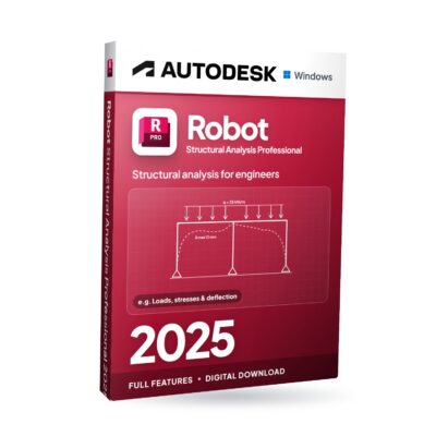 Autodesk Robot Structural Analysis Professional 2025 for Windows software box