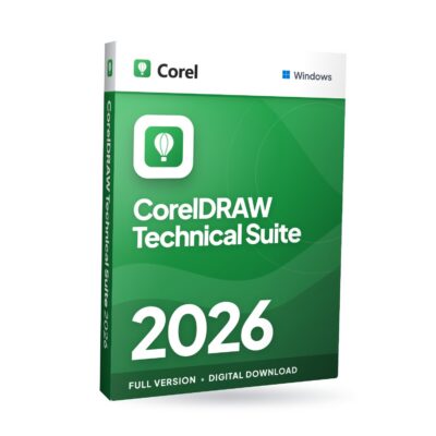 CorelDRAW Technical Suite 2026 for Windows software box