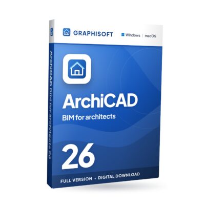 Graphisoft ArchiCAD 26 software box